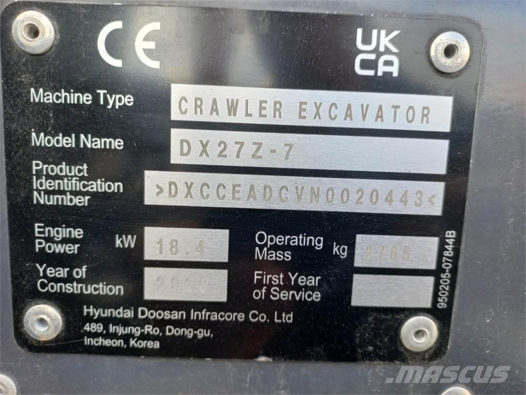 Develon DX27Z-7 Poljoprivreda – ostalo