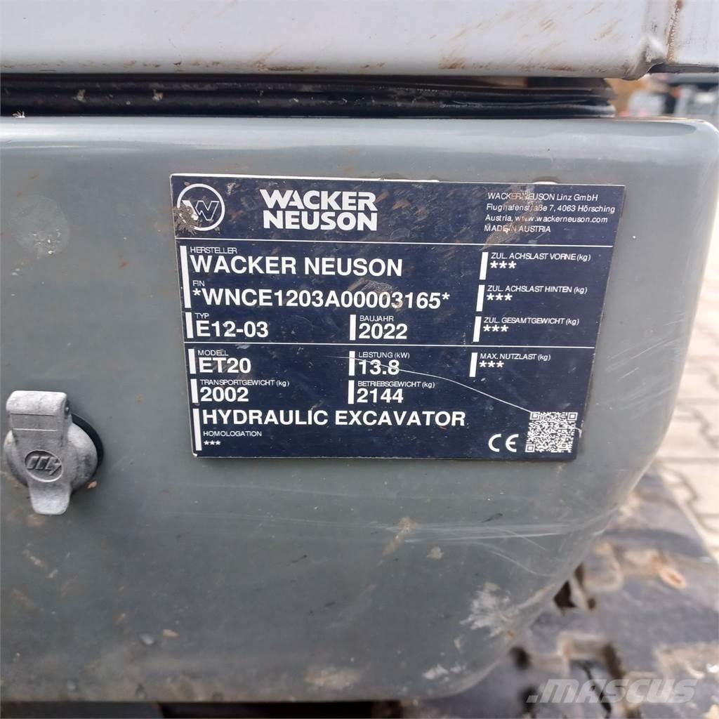 Wacker Neuson ET20 Bageri gusjeničari