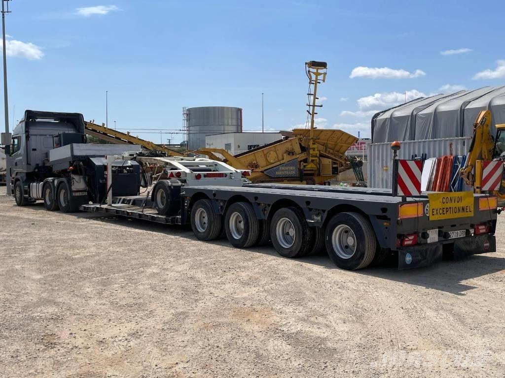Scania R 580 Kamioni s ravnim pločom / vitlom