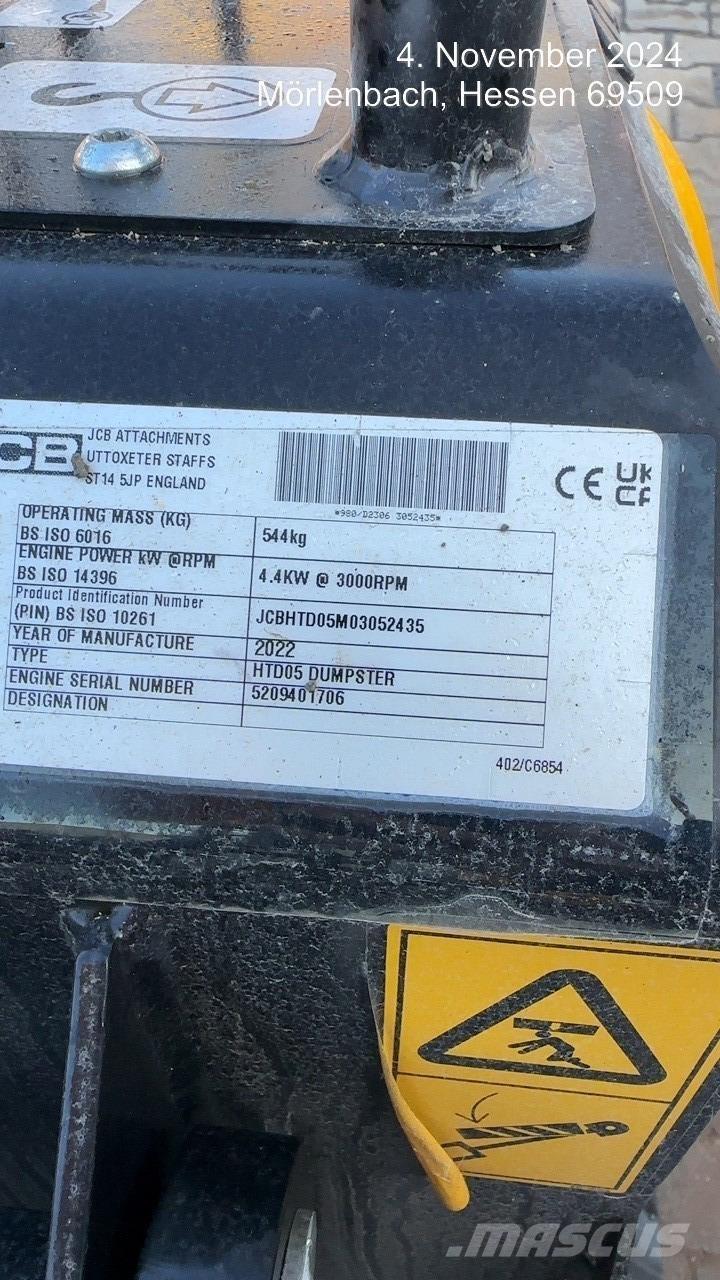 JCB HTD5 Demperi za gradilišta