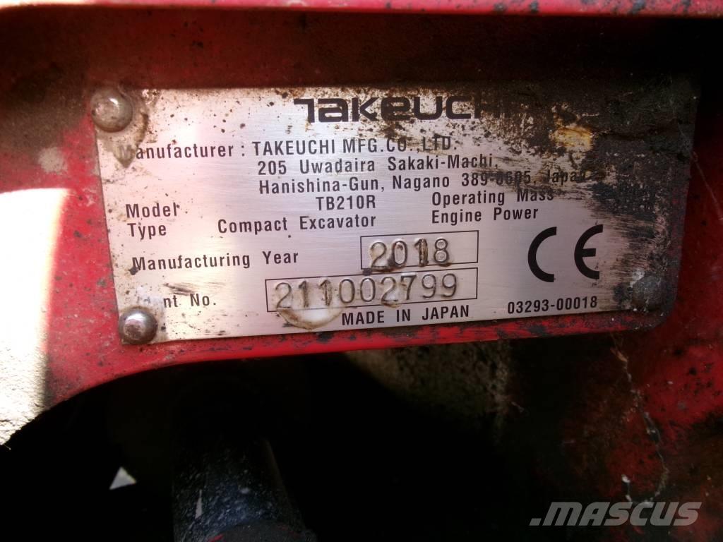 Takeuchi TB 210 R Mini bageri <7t