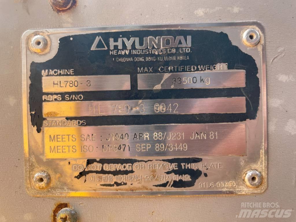 Hyundai HL 780-3 A Utovarivači na kotačima