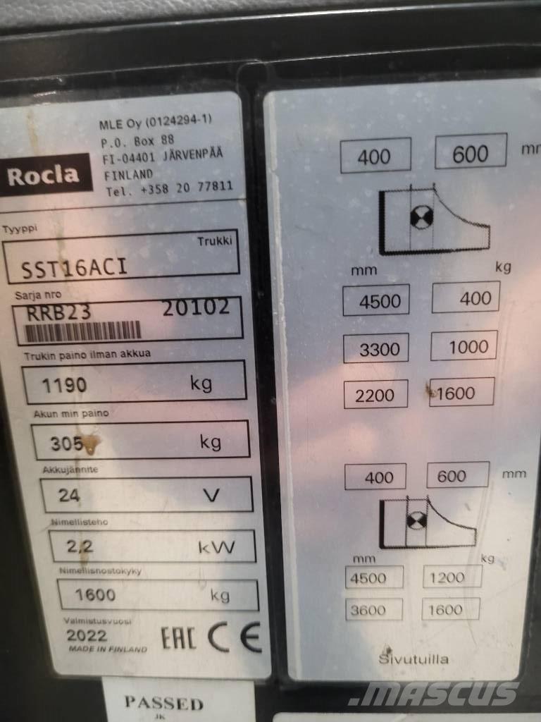 Rocla SST 16 ACI Samopogonski ručni viličari