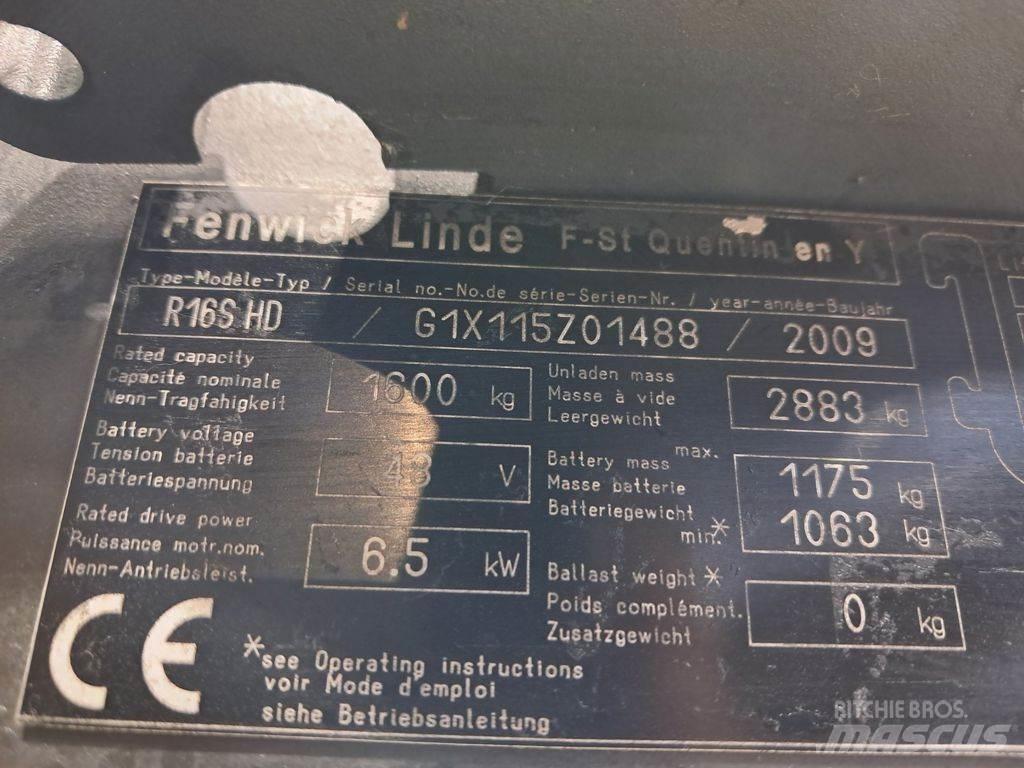 Linde R16 S HD Viličari sa pomičnim stupom