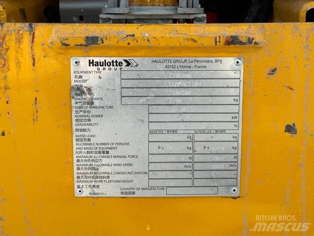 Haulotte COMPACT 10N Škaraste platforme