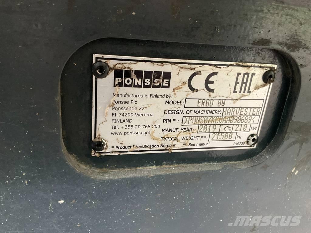 Ponsse Ergo 8W Harversteri