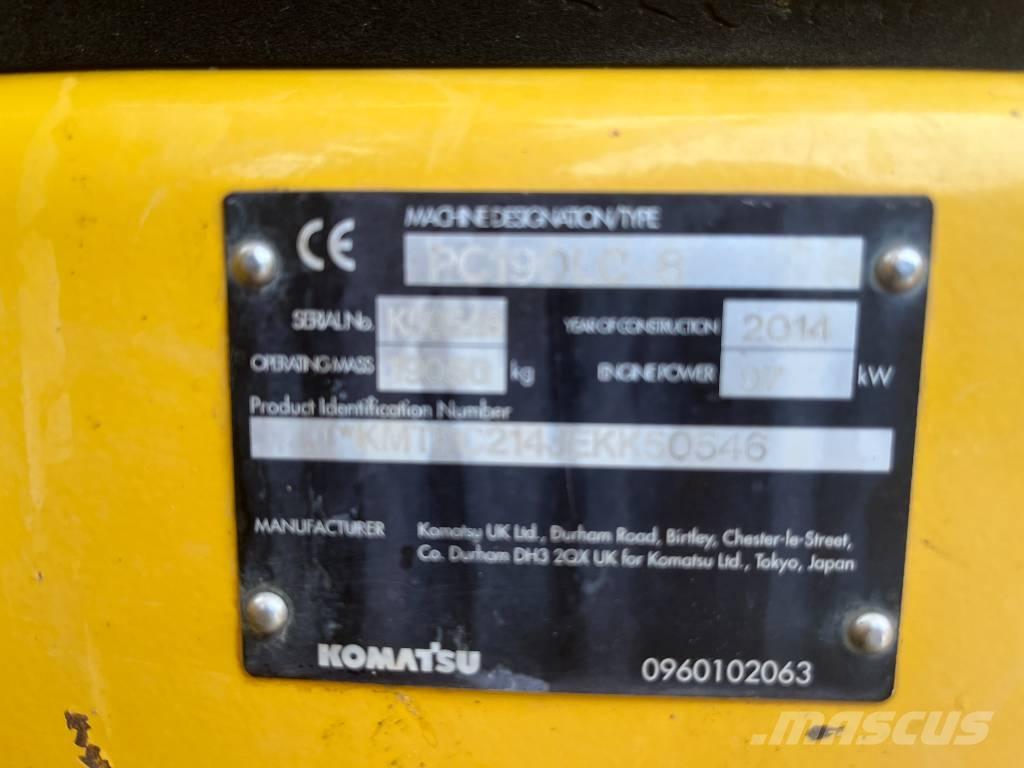 Komatsu PC 190 LC-8 Bageri gusjeničari