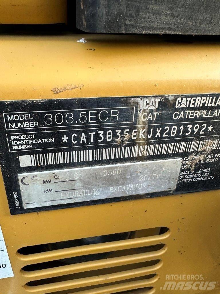CAT 303.5 E CR Mini bageri <7t