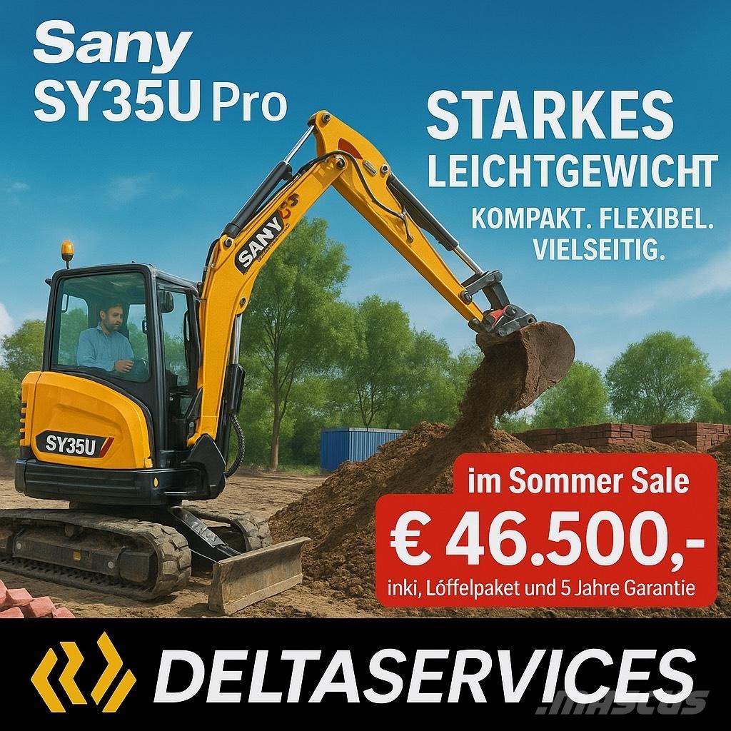 Sany SY 35 U Mini bageri <7t