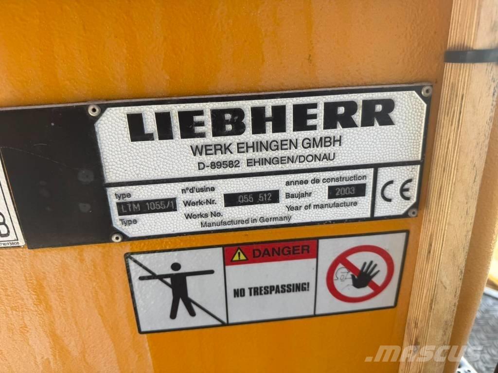 Liebherr LTM 1055-1 Rabljene dizalice za težak teren