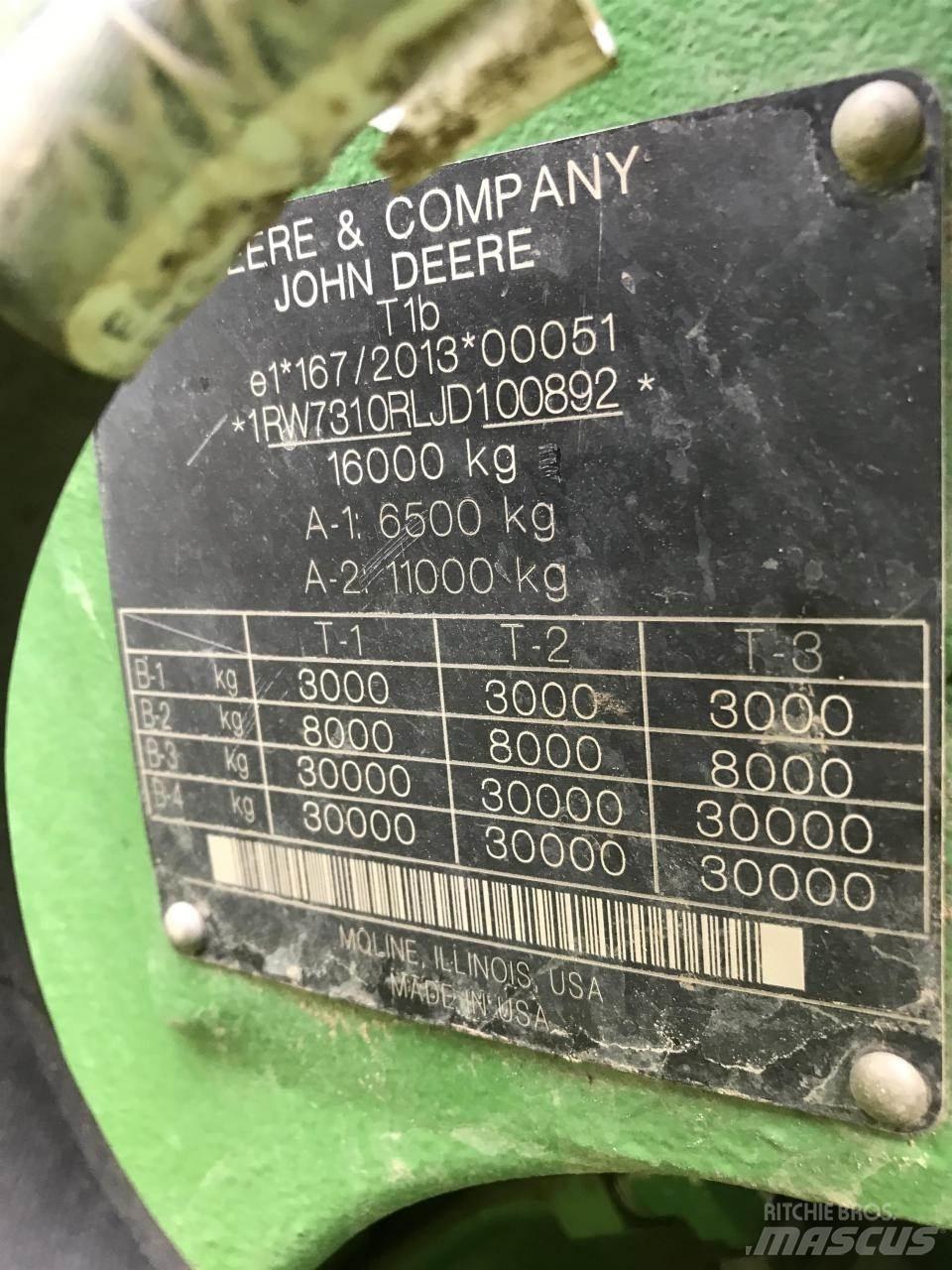 John Deere 7310R Traktori