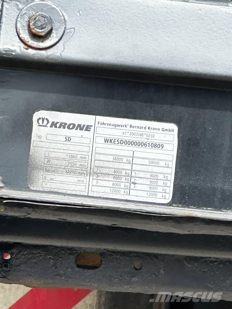 Krone SD Poluprikolice sa otvorenim sandukom
