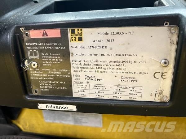Hyster J2.5XN Električni viličari