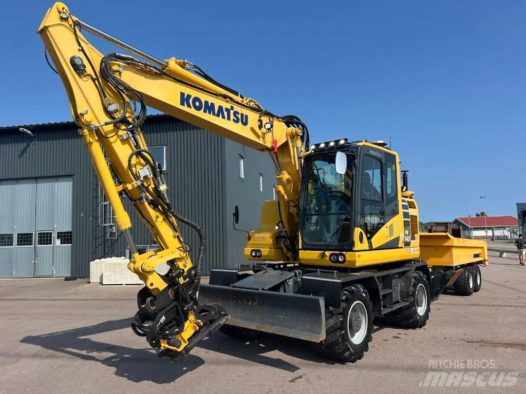 Komatsu PW148-11 Bageri na kotačima