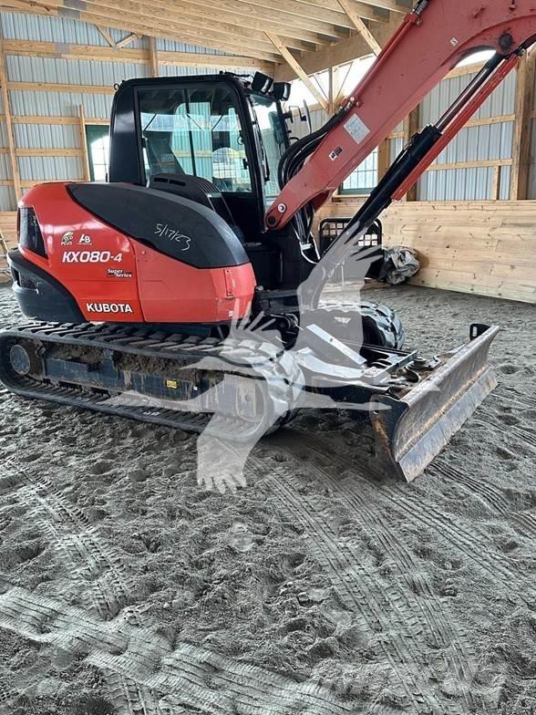 Kubota KX080-4 Bageri gusjeničari