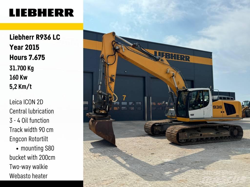 Liebherr R936 LC Bageri gusjeničari