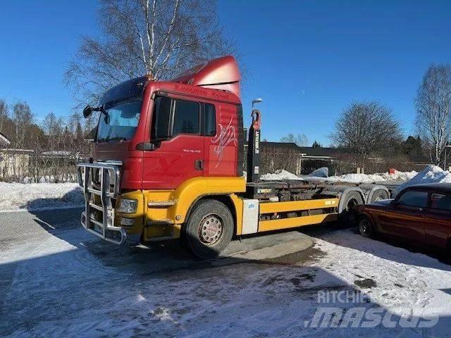 MAN TGS 26.480 Rol kiper kamioni s kukama za dizanje