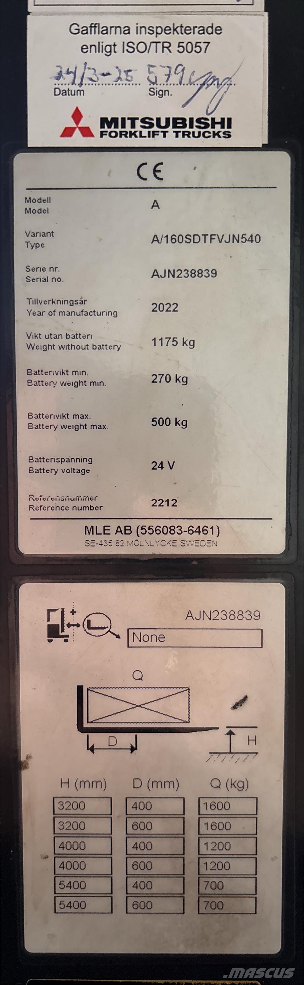 Atlet A160 Samopogonski ručni viličari