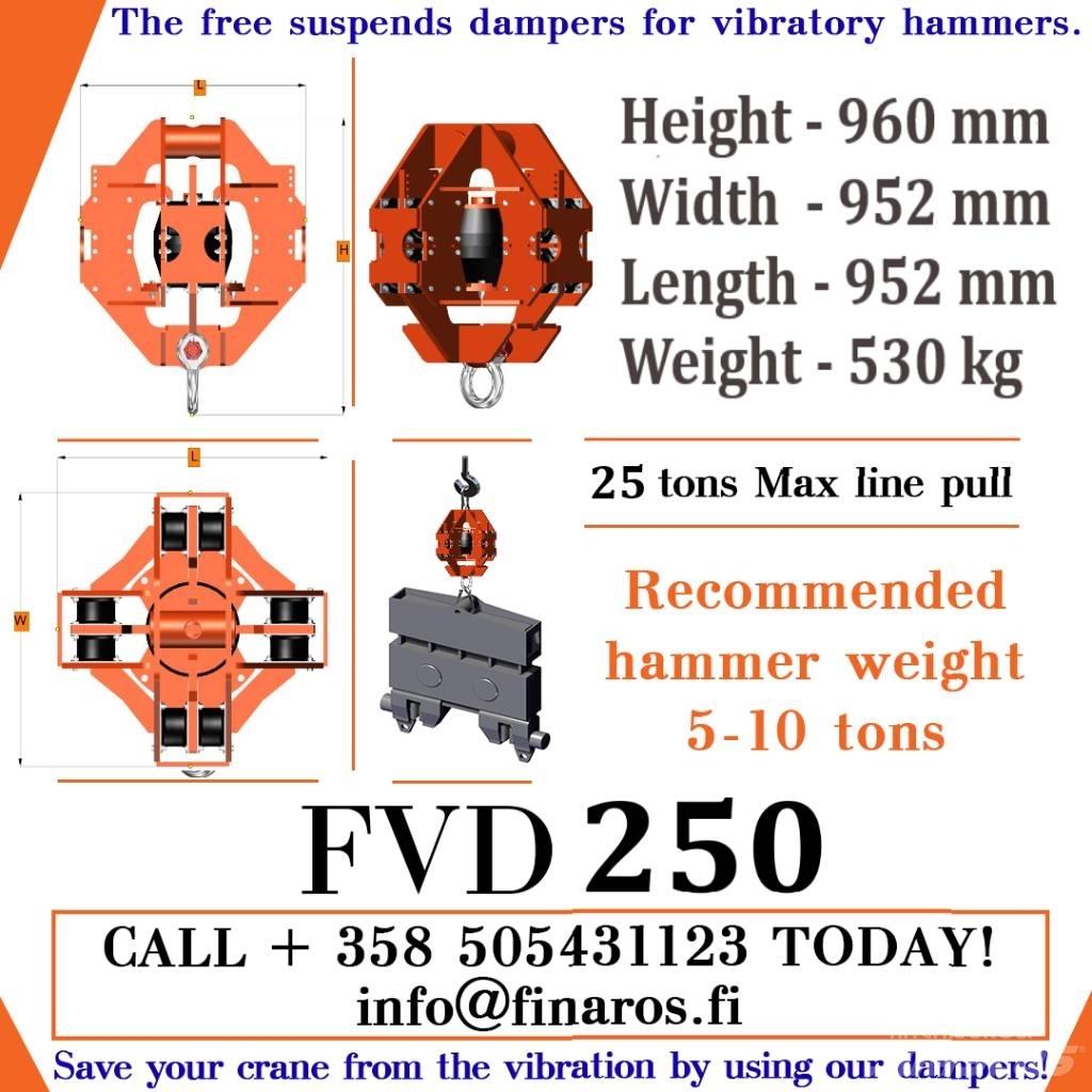  FVD 250 Vibracijoni zabijači stupova