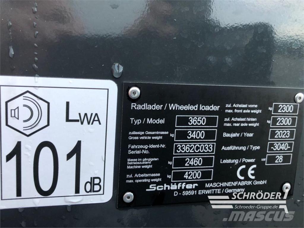 Schäffer 3650 Mini utovarivači