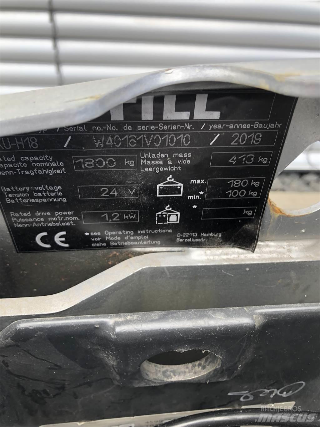Still EXU-H18 Nisko podizni električni viličar
