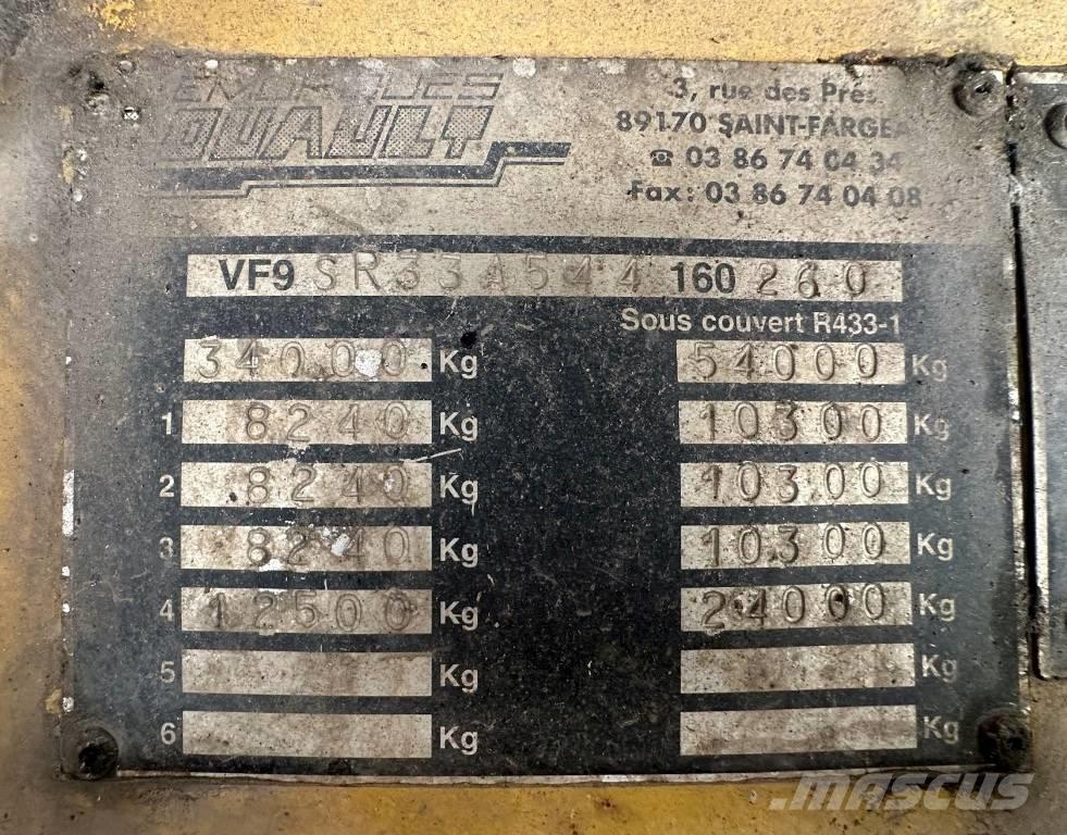 Louault SR33A Poluprikolice autotransporteri