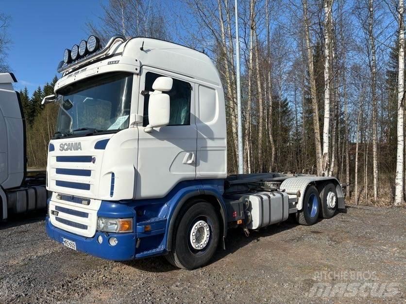 Scania R 480 Rol kiper kamioni s kukama za dizanje