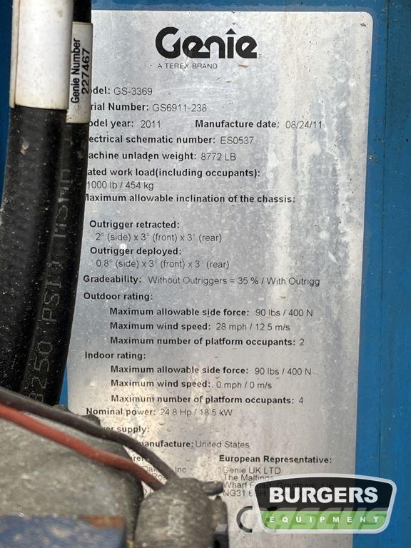 Genie GS-3369 RT Škaraste platforme