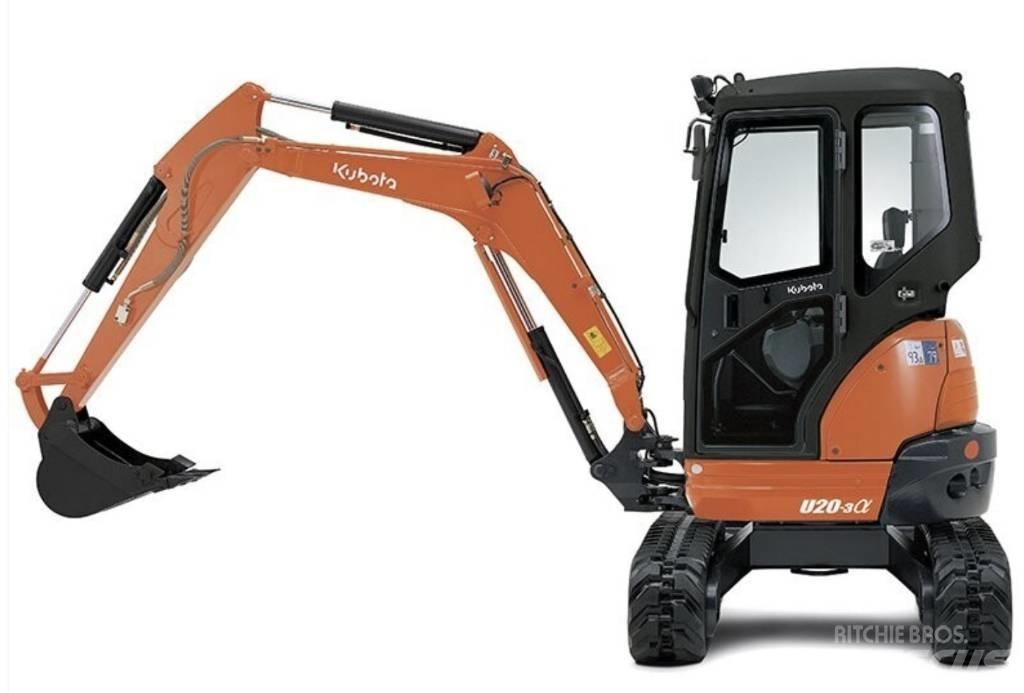 Kubota U 20-3 Mini bageri <7t