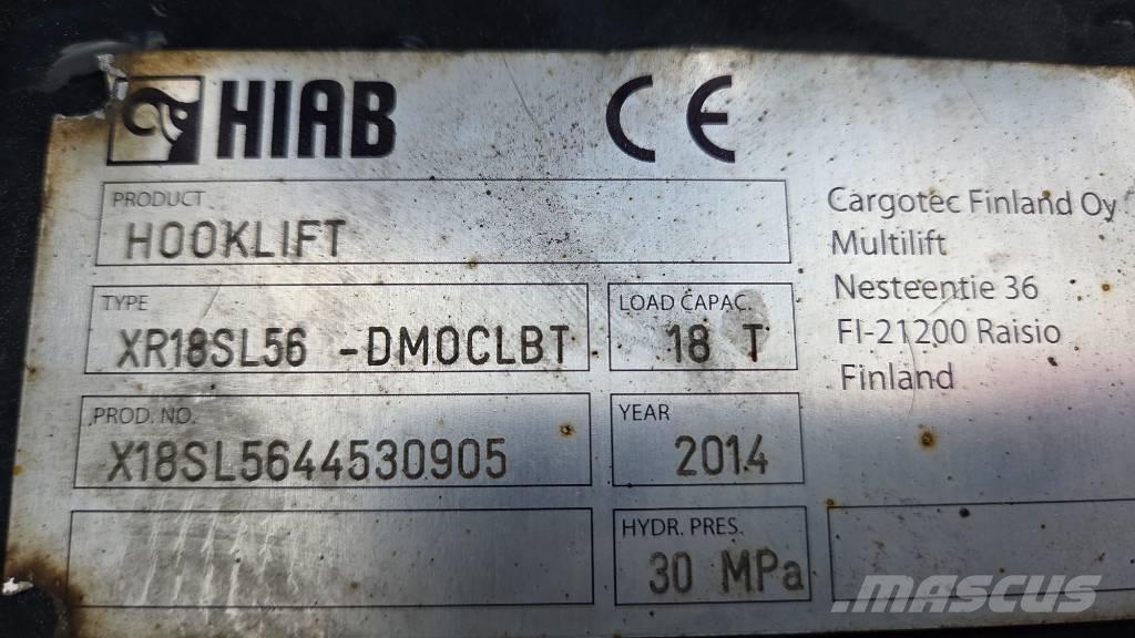 Volvo FM460 6X2*4 Rol kiper kamioni s kukama za dizanje