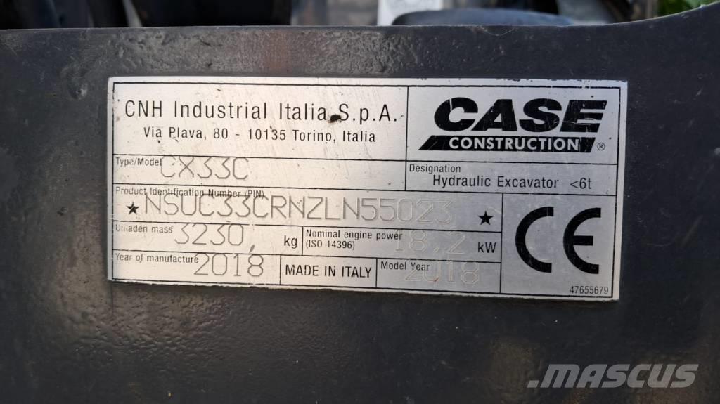 CASE CX 33 C Mini bageri <7t