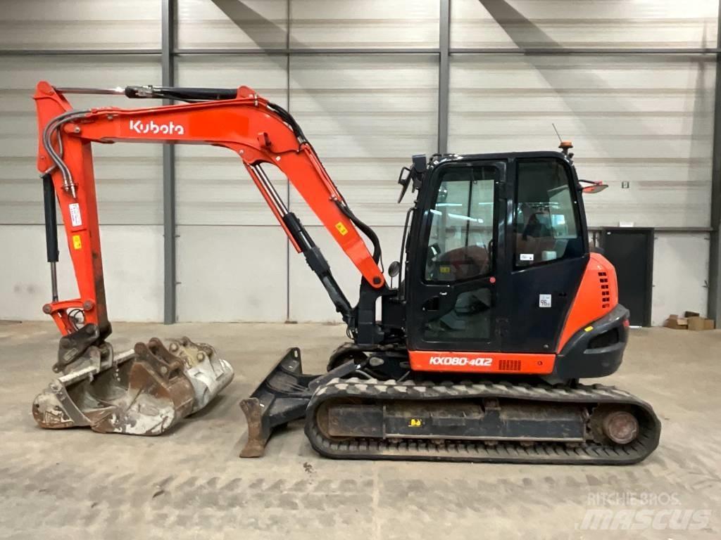 Kubota KX 080-4 A 2 Midi bageri 7t – 12t
