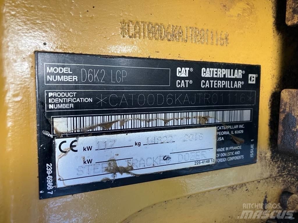 CAT D6K2 LGP Buldožeri gusjeničari