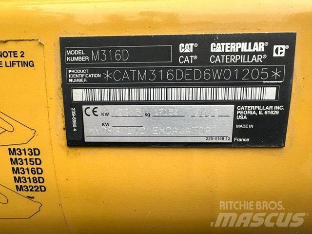 CAT CAT M316D Bageri na kotačima