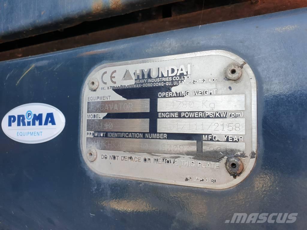 Hyundai HW 140 Bageri na kotačima