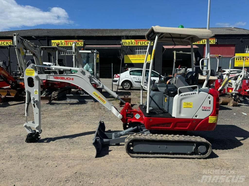 Takeuchi TB 216 Mini bageri <7t