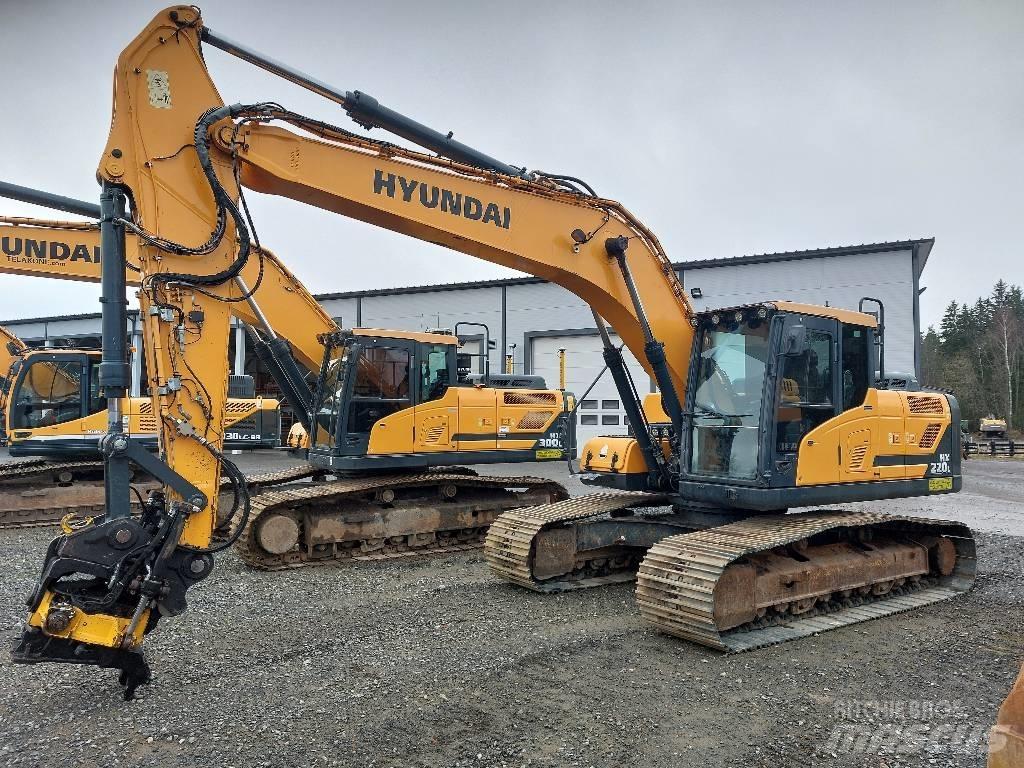 Hyundai HX 220 L Bageri gusjeničari