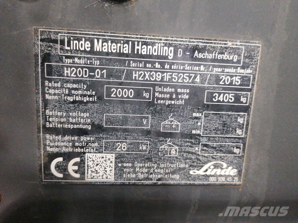 Linde H20D-01 Dizelski viličari