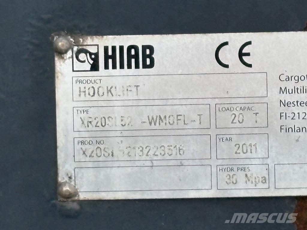 Volvo FH 480 Rol kiper kamioni s kukama za dizanje