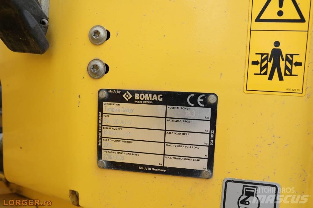 Bomag BW 120 AD-5 Valjci sa dvojnim bubnjem