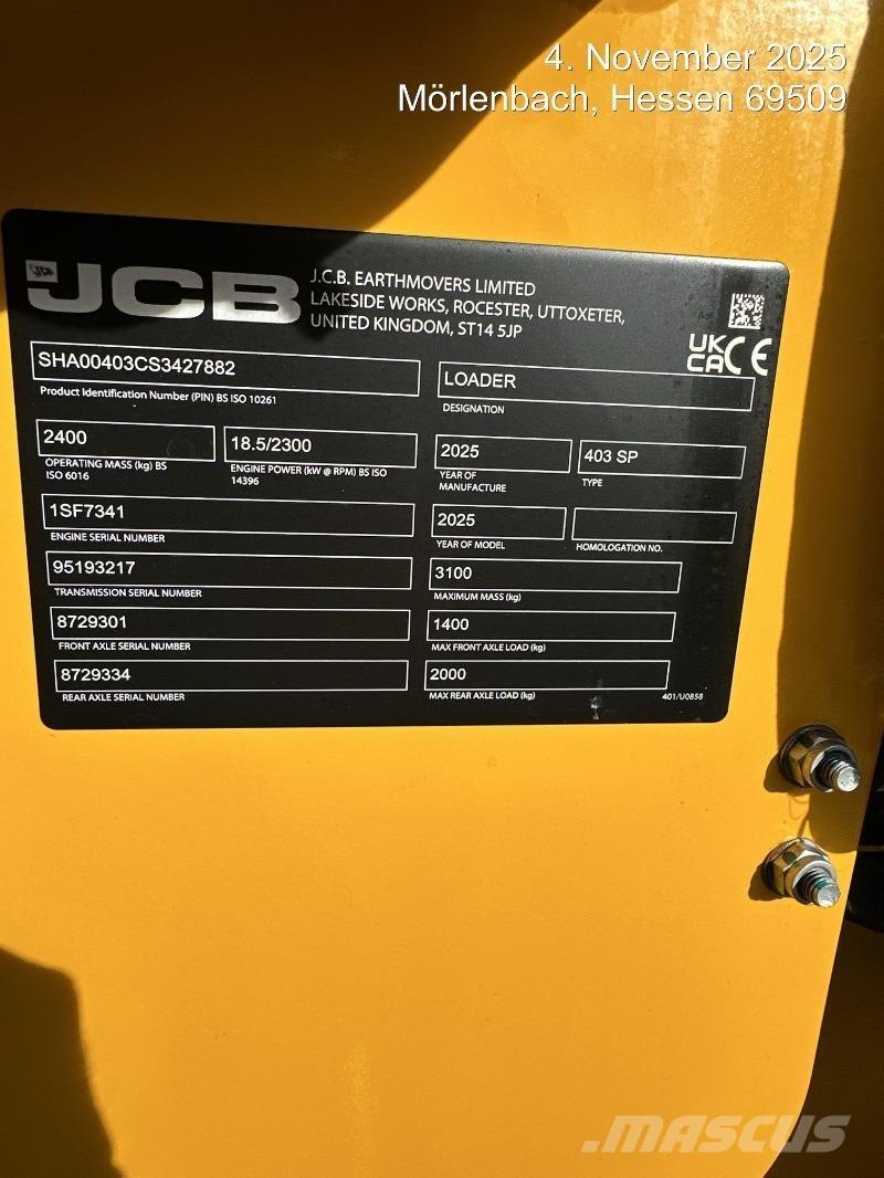JCB 403 Utovarivači na kotačima