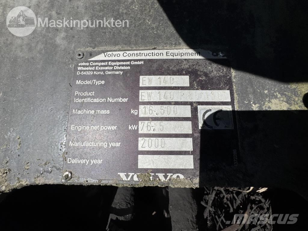 Volvo EW 140 B Bageri na kotačima