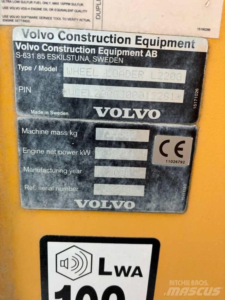 Volvo L 220 G Utovarivači na kotačima