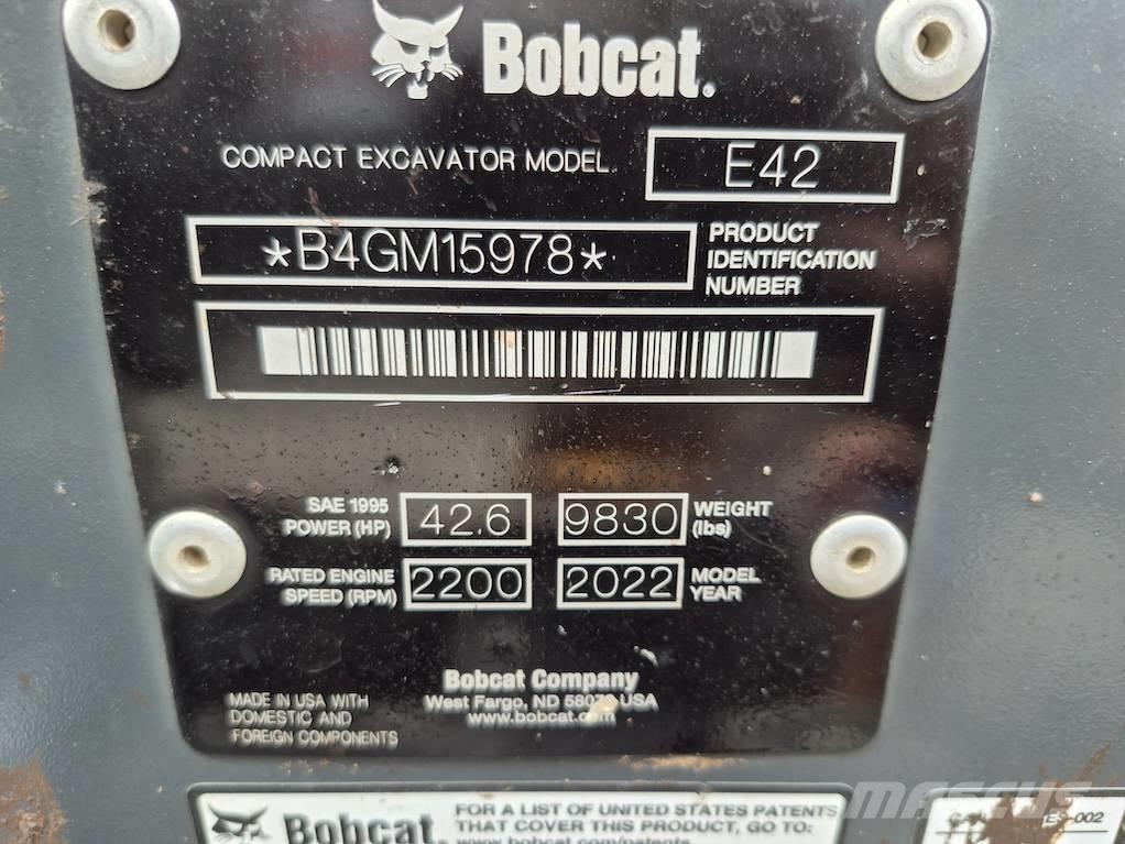 Bobcat E 42 Mini bageri <7t