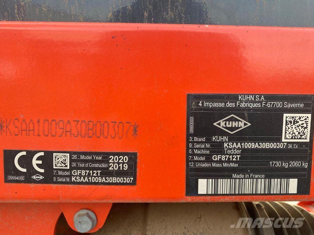 Kuhn GF8712T Okretači i sakupljači sijena