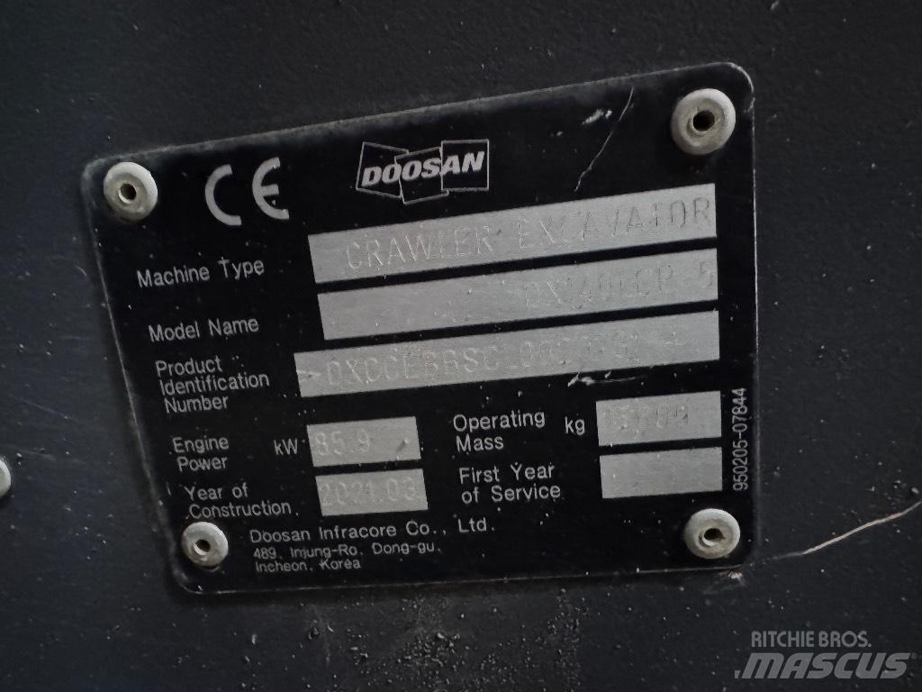 Doosan DX 140 LCR-5 Bageri gusjeničari