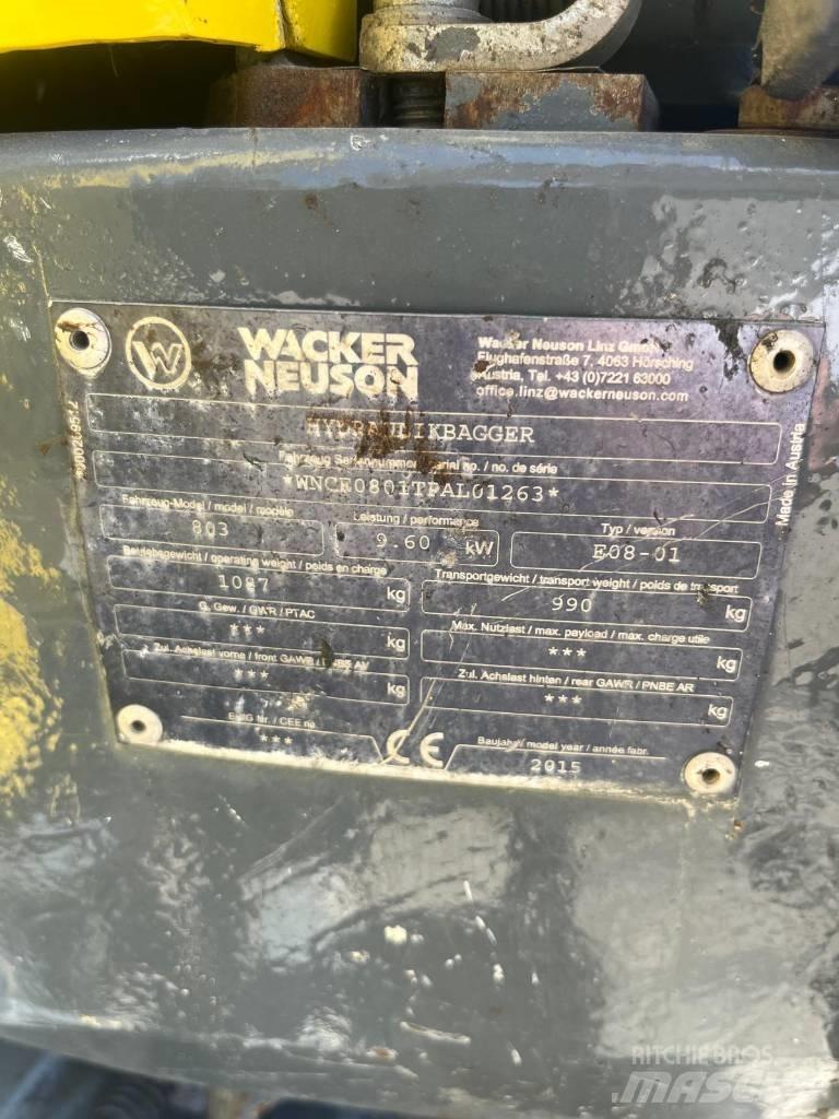 Wacker Neuson 803 RD Mini bageri <7t