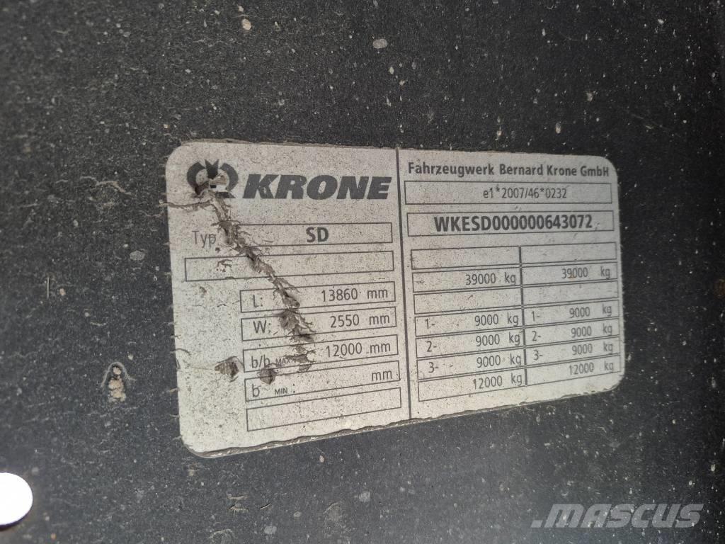 Krone SD Textiel BPW Sanduk poluprikolice