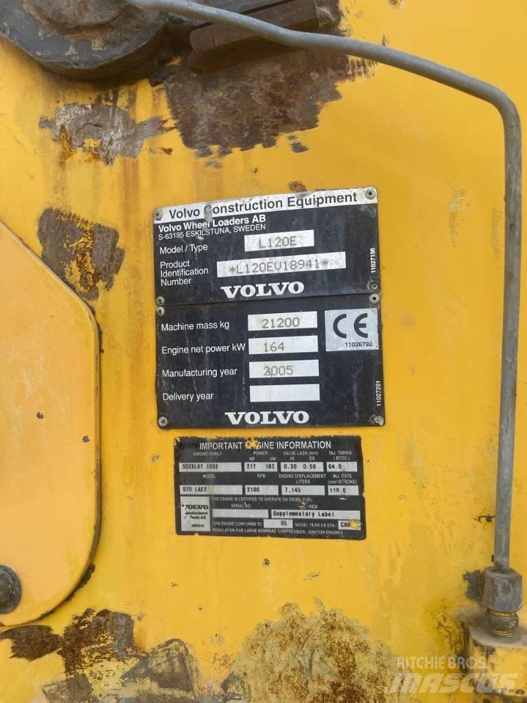 Volvo L 120 E Utovarivači na kotačima