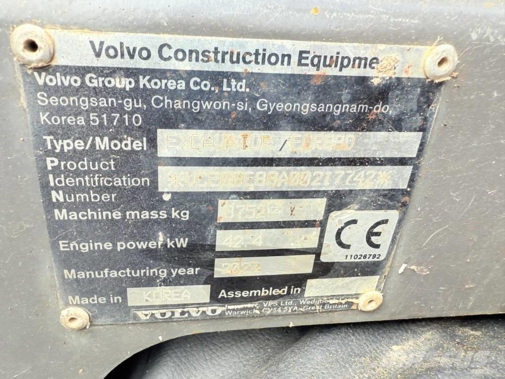 Volvo ECR 88 D PRO Midi bageri 7t – 12t